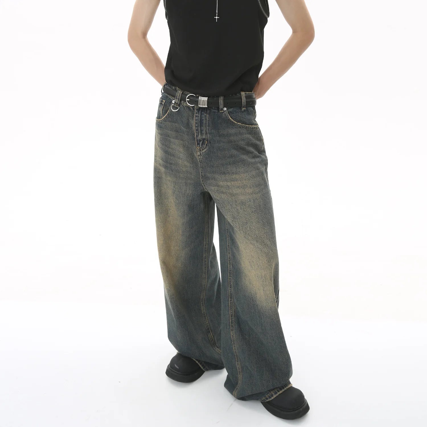 Retro Relaxed Fit Denim Jeans