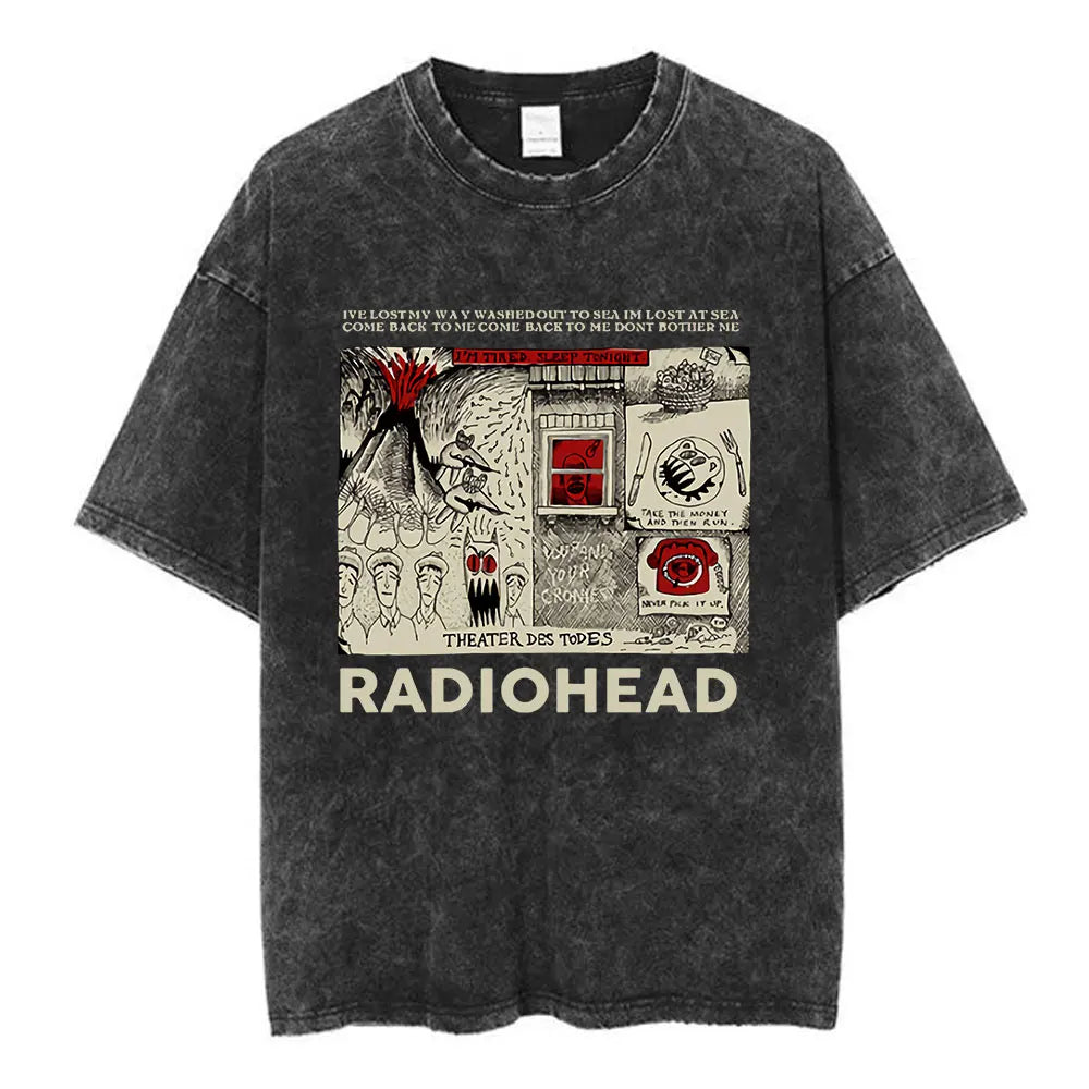 Radiohead Washed Cotton Band Tee