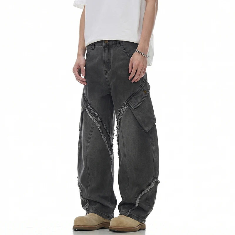 Avant Cargo Raw Edge Jeans