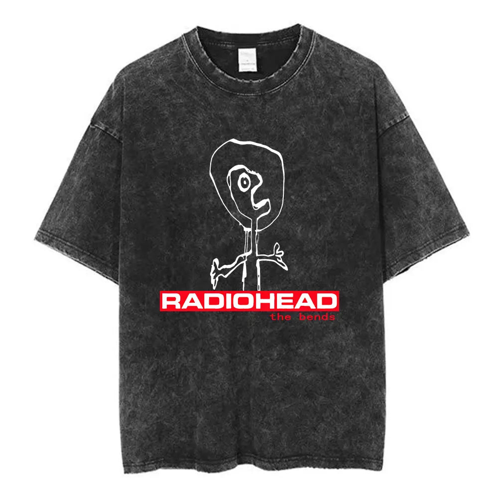 Radiohead Washed Cotton Band Tee
