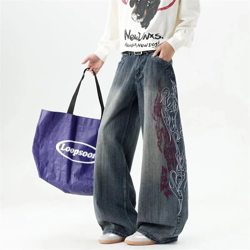 Flame Thread Street Jeans