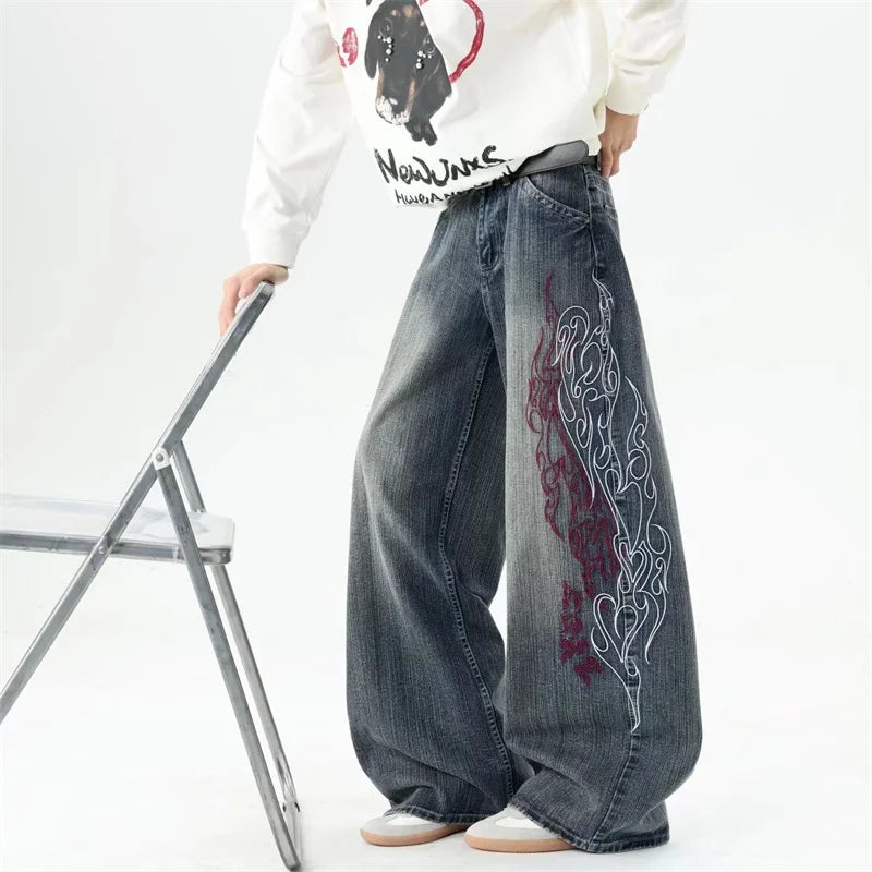 Flame Thread Street Jeans