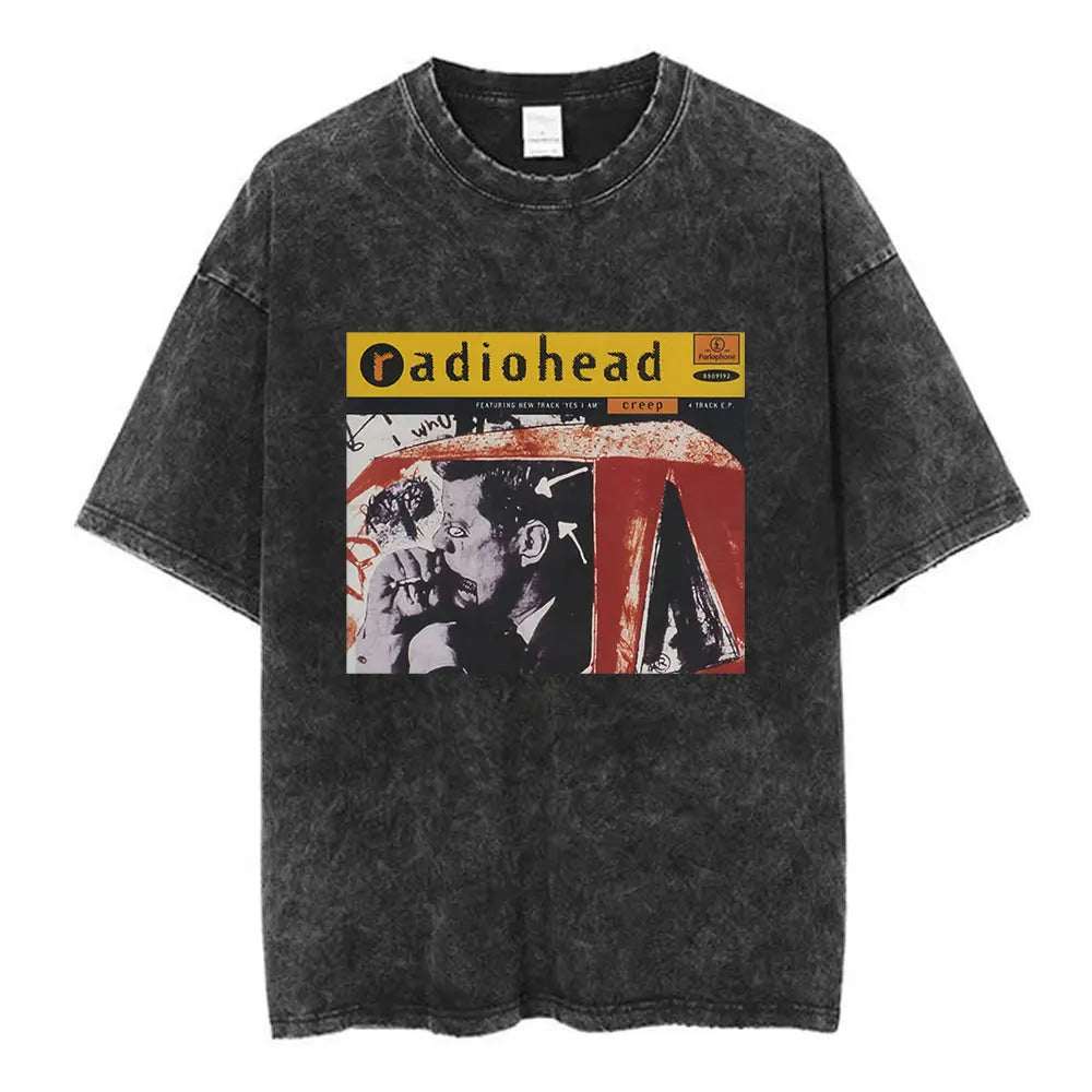 Radiohead Washed Cotton Band Tee