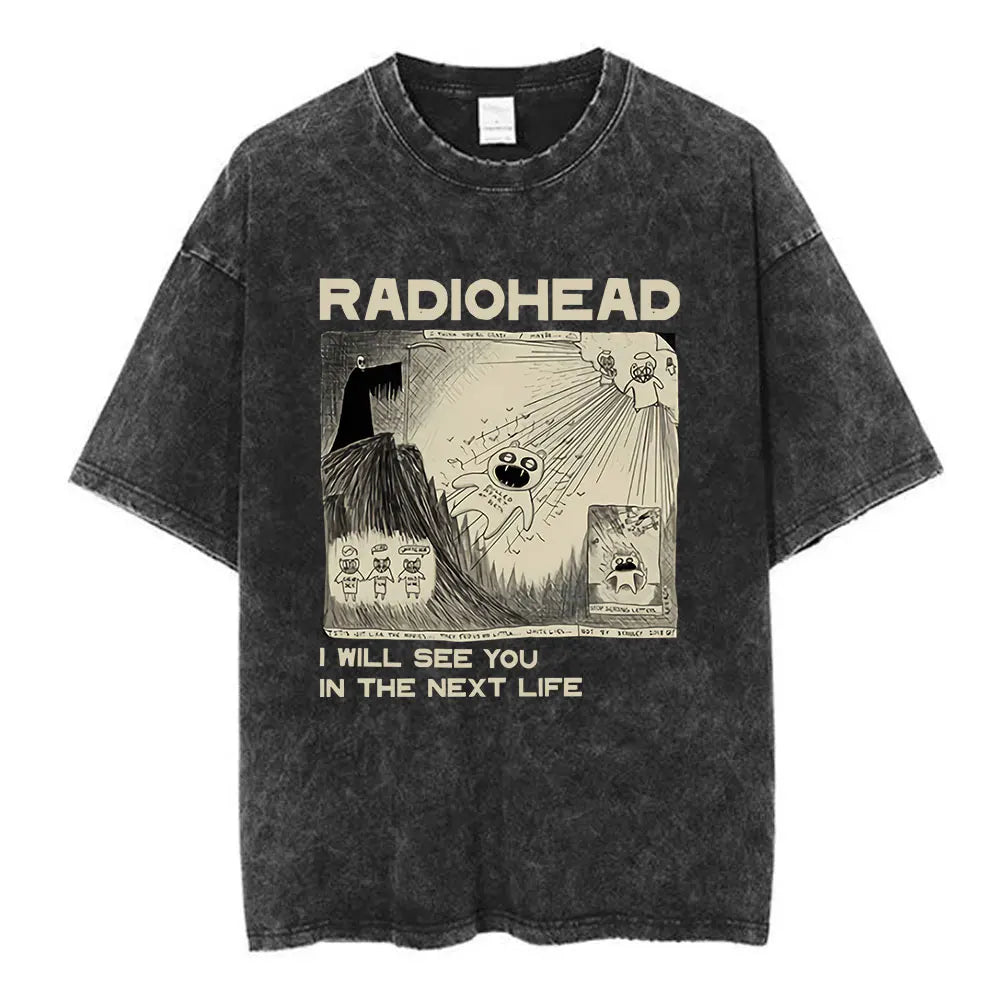 Radiohead Washed Cotton Band Tee